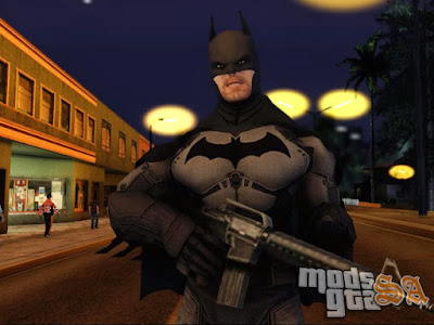 Batman do Batman Arkham Origins para GTA San Andreas